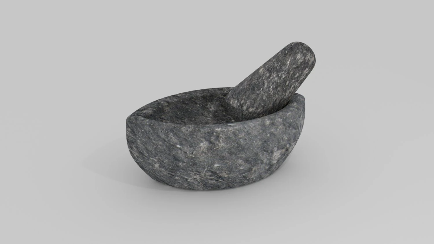 stone mortar khalbatta 3D Model .c4d .max .obj .3ds .fbx .stl .blend 