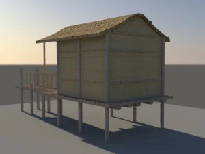 hut 3D Model
