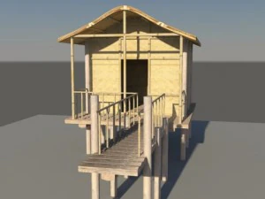 hut 3D Model