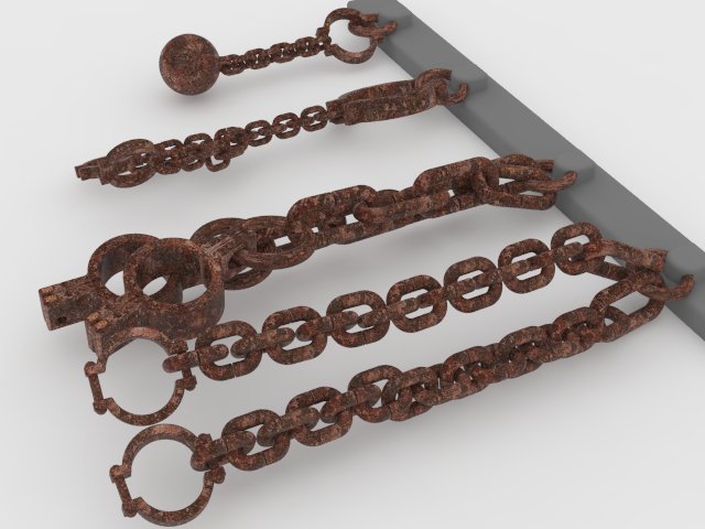 chain of prion 3Dモデル .c4d .max .obj .3ds .fbx .stl .blend 