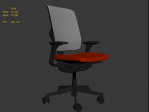 office chair relate 3D Model