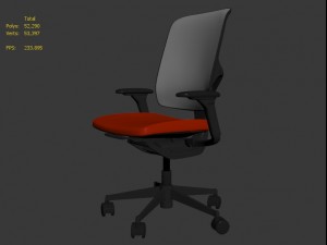 office chair relate 3D Model
