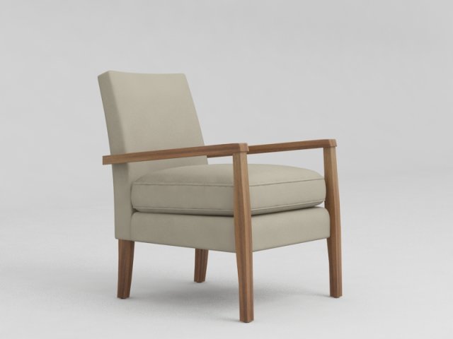 reception chair 001 3D Model .c4d .max .obj .3ds .fbx .stl .blend 