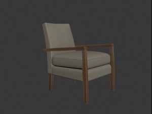 reception chair 001 3D Model