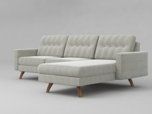 luna corner sofa Model 3D