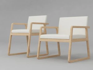 poltrona midori Modelo 3D