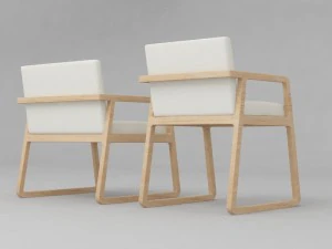 poltrona midori Modelo 3D