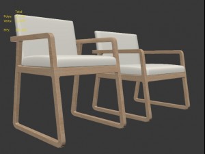 midori armchair 3D Model