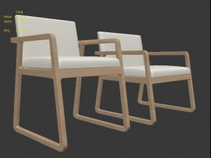 poltrona midori Modelo 3D