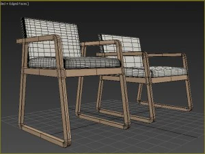 poltrona midori Modelo 3D