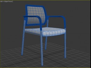 side chair relate 3D 모델