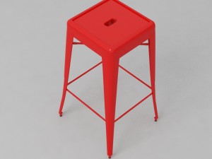 tolix bar stool Modelo 3D
