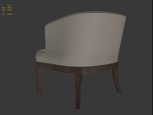 braxton dresden chair Model 3D
