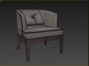 braxton dresden chair Model 3D