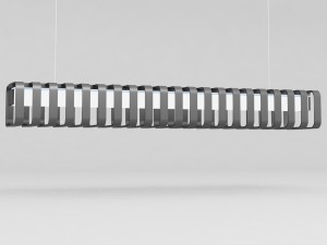 dark spine hanging lamp 3D Modell