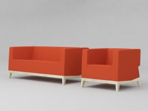 sofa inka billiani 3D Model