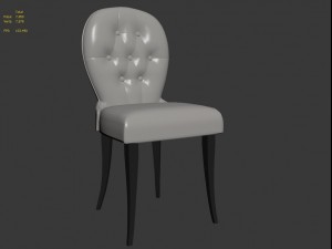 georges 30097 dining chair by opera contemporary Modelo 3D