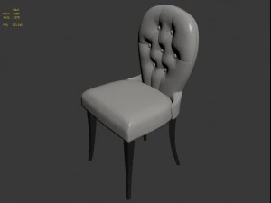 georges 30097 dining chair by opera contemporary 3D Model