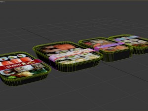 sushi takeaway Modelo 3D