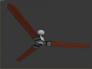 wlde ceiling fan 3Dモデル