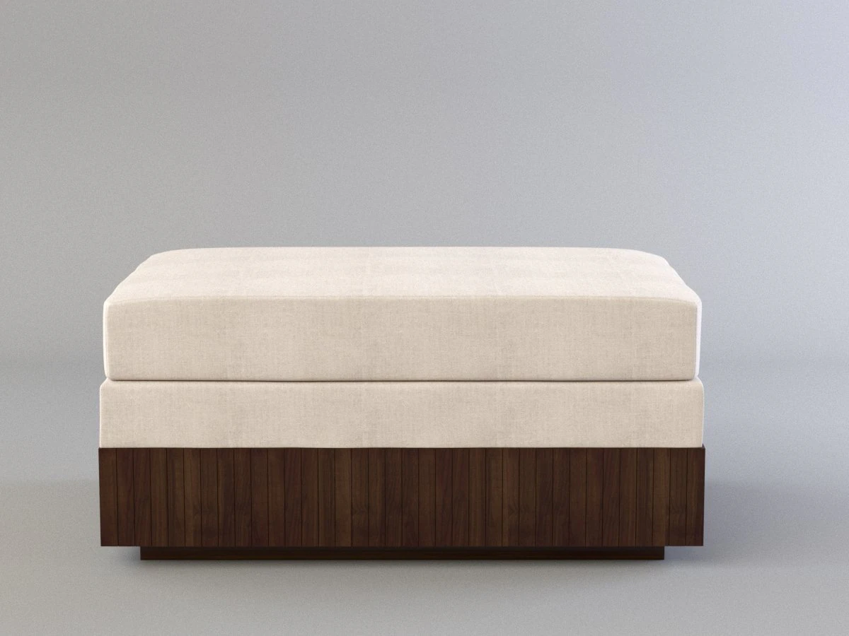 bill sofield solange sectional ottoman by mcguire 3D Model .c4d .max .obj .3ds .fbx .stl .blend 