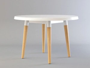 copine table by sean dix 3D Model