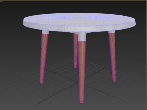copine table by sean dix 3D Model
