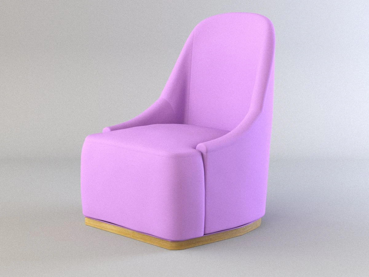 armshort sofa 3D Model .c4d .max .obj .3ds .fbx .stl .blend 