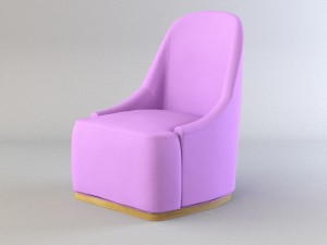armshort sofa Model 3D