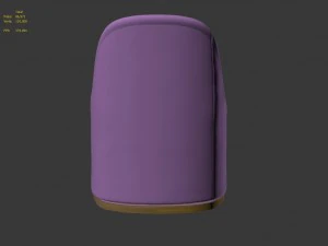 armshort sofa 3D Model