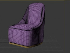 armshort sofa Model 3D