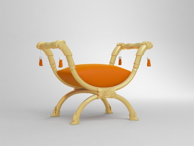 classic bench 3D Model .c4d .max .obj .3ds .fbx .stl .blend 