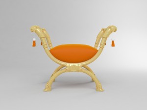 classic bench 3D Model