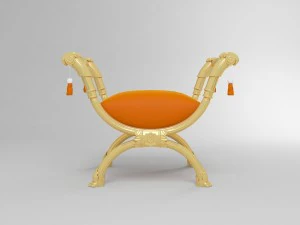 panca classica Modello 3D