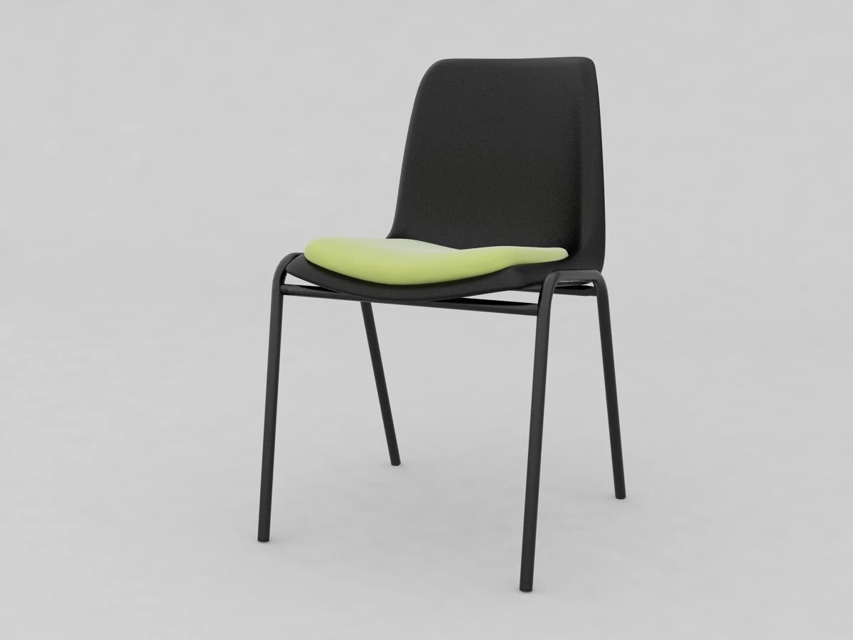back to gym chair 3D Model .c4d .max .obj .3ds .fbx .stl .blend 
