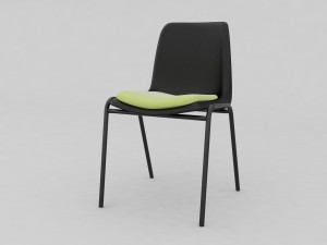 back to gym chair Model 3D