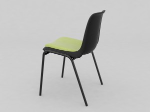 back to gym chair 3D Model