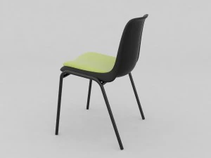 back to gym chair 3D Model