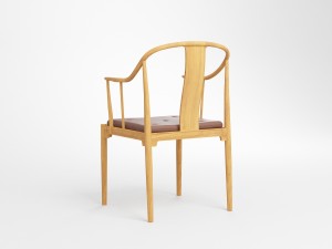 hans wegner chinese chair 3D Model