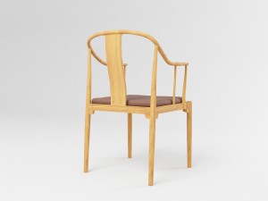 hans wegner chinese chair 3D Model
