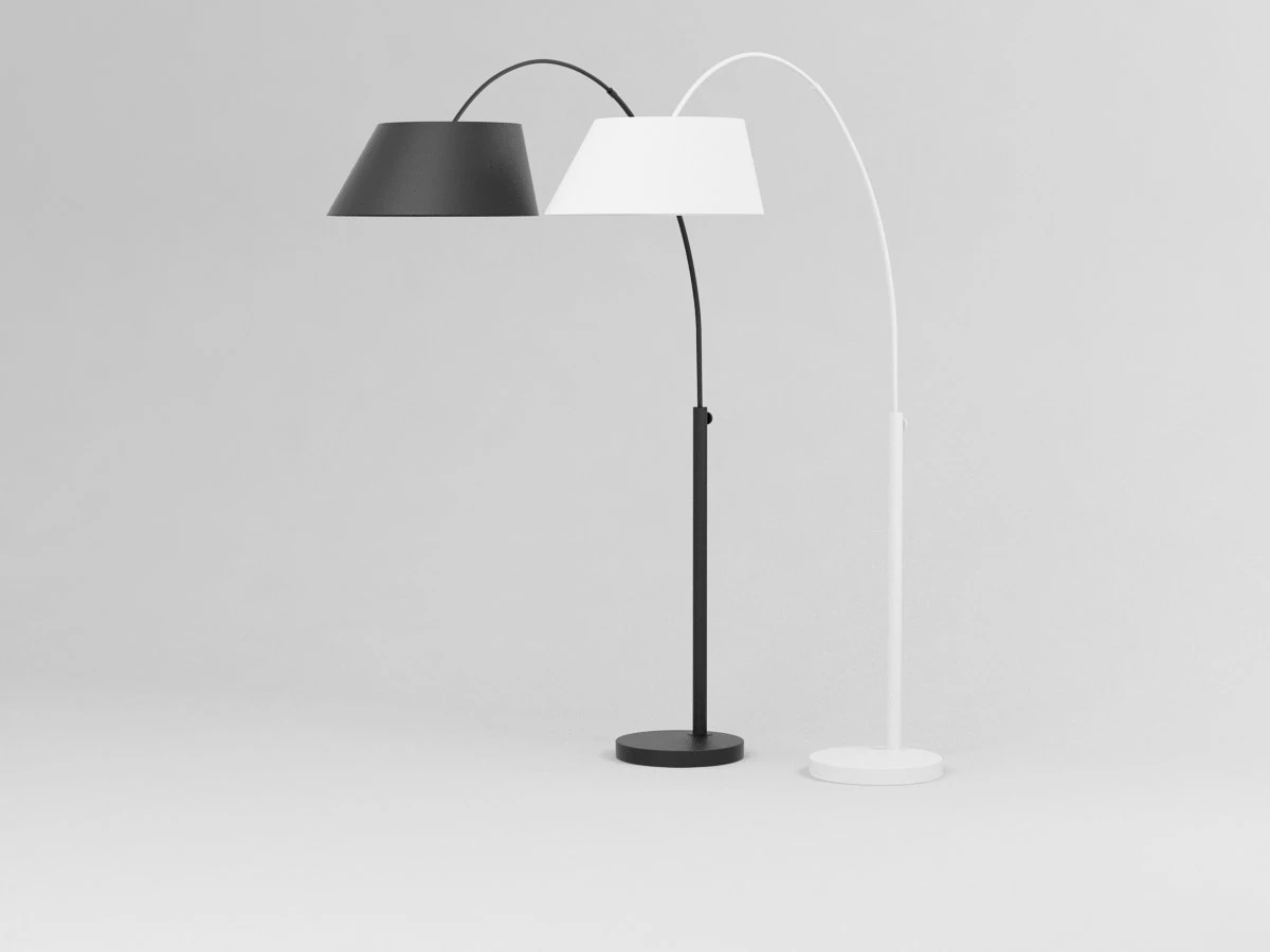arc lamp 3D Model .c4d .max .obj .3ds .fbx .stl .blend 