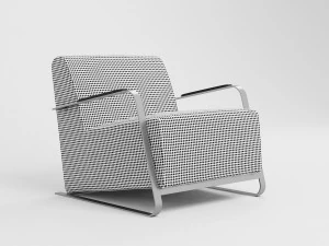 adwin blackwhite chair 3D Model