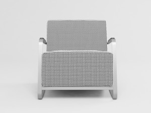 adwin blackwhite chair 3Dモデル