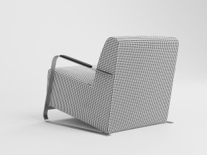 adwin blackwhite chair 3Dモデル