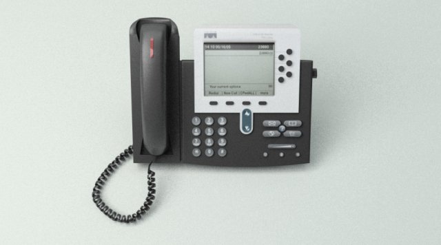 cisco ip desk phone 3D मॉडल .c4d .max .obj .3ds .fbx .stl .blend 