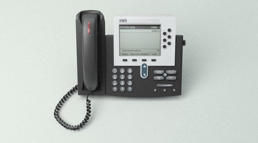 Cisco Ip Desk Phone 3d Model In Phone And Cell Phone 3dexport