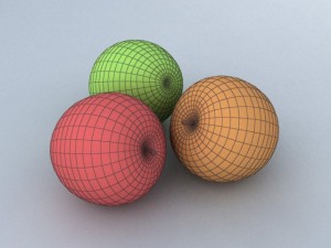 photorealistic apples 3D-Modell