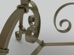 antique globe  stand 3D Model