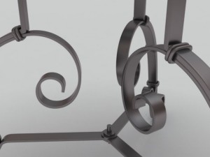 antique globe  stand Model 3D