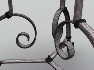 antique globe  stand Model 3D